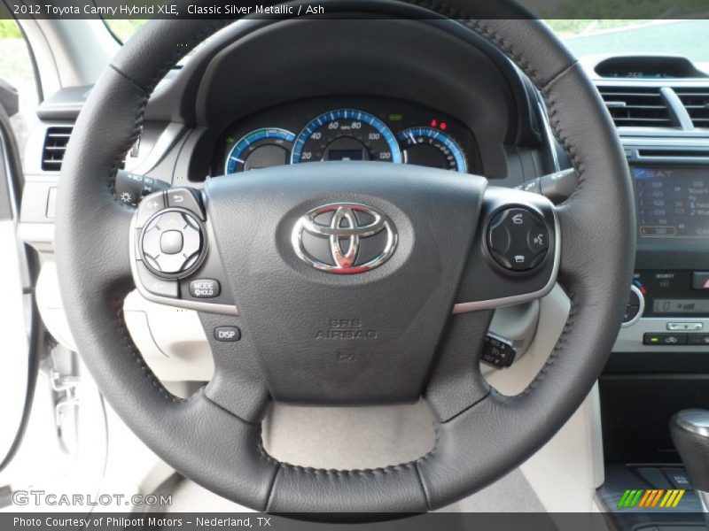 Classic Silver Metallic / Ash 2012 Toyota Camry Hybrid XLE