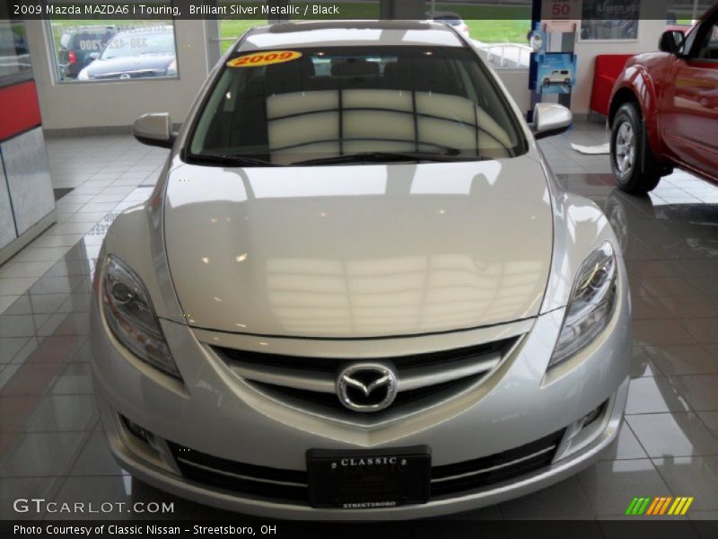 Brilliant Silver Metallic / Black 2009 Mazda MAZDA6 i Touring