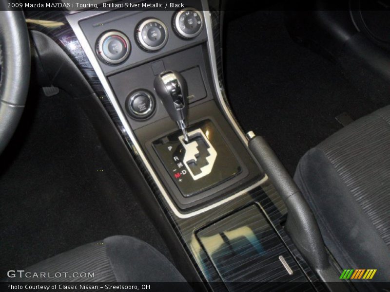 Brilliant Silver Metallic / Black 2009 Mazda MAZDA6 i Touring