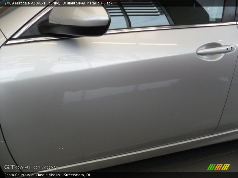 Brilliant Silver Metallic / Black 2009 Mazda MAZDA6 i Touring