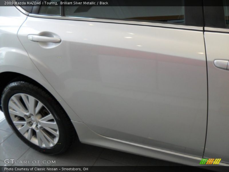 Brilliant Silver Metallic / Black 2009 Mazda MAZDA6 i Touring
