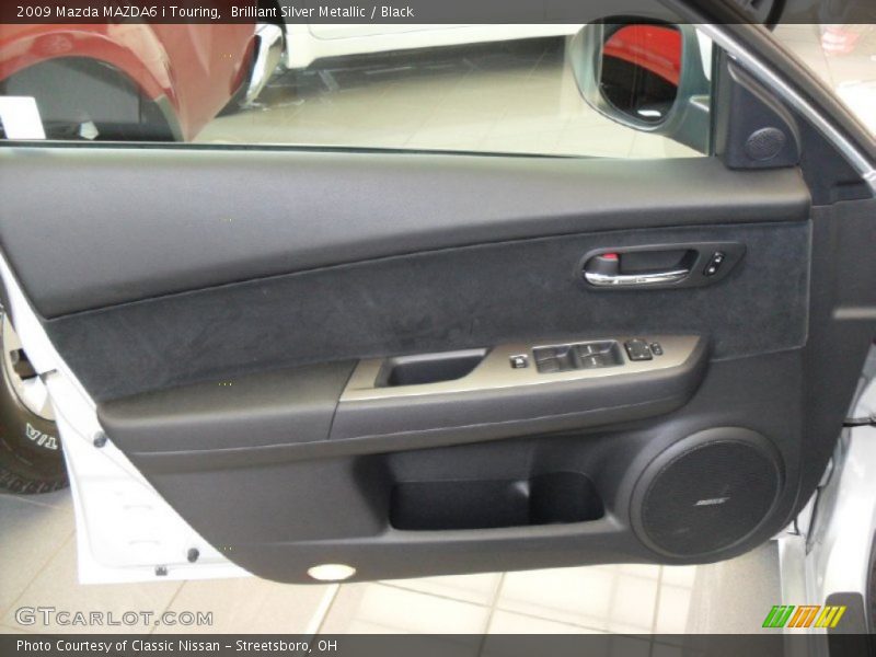 Brilliant Silver Metallic / Black 2009 Mazda MAZDA6 i Touring
