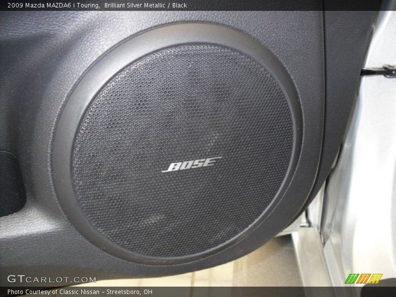 Brilliant Silver Metallic / Black 2009 Mazda MAZDA6 i Touring