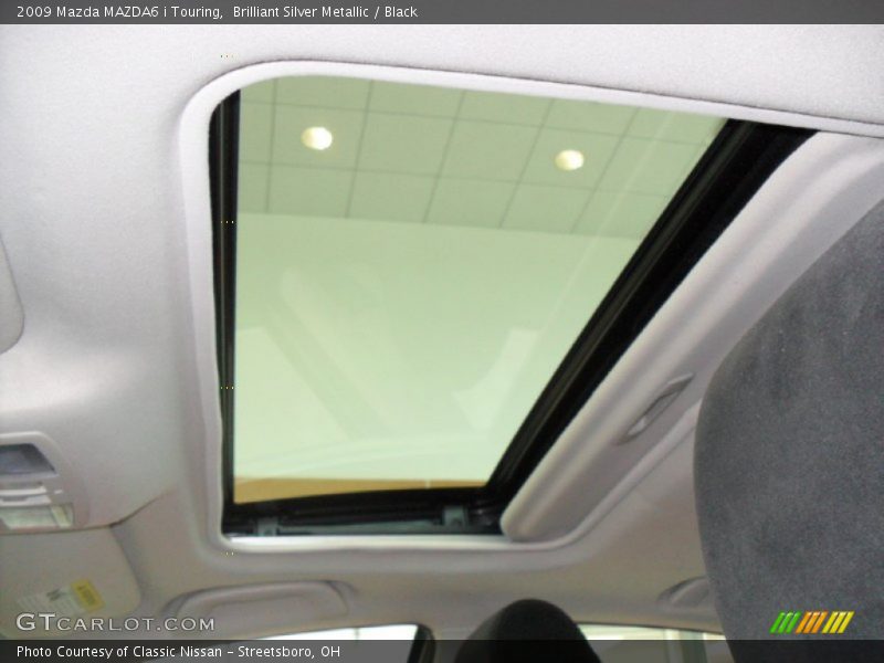 Brilliant Silver Metallic / Black 2009 Mazda MAZDA6 i Touring