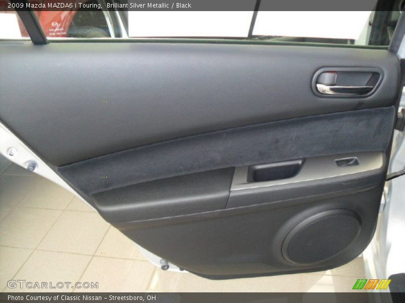 Brilliant Silver Metallic / Black 2009 Mazda MAZDA6 i Touring