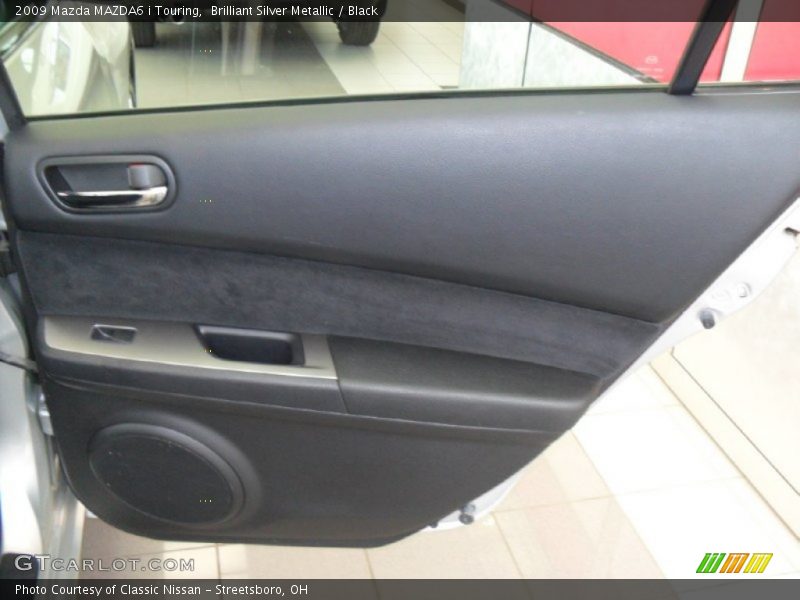 Brilliant Silver Metallic / Black 2009 Mazda MAZDA6 i Touring