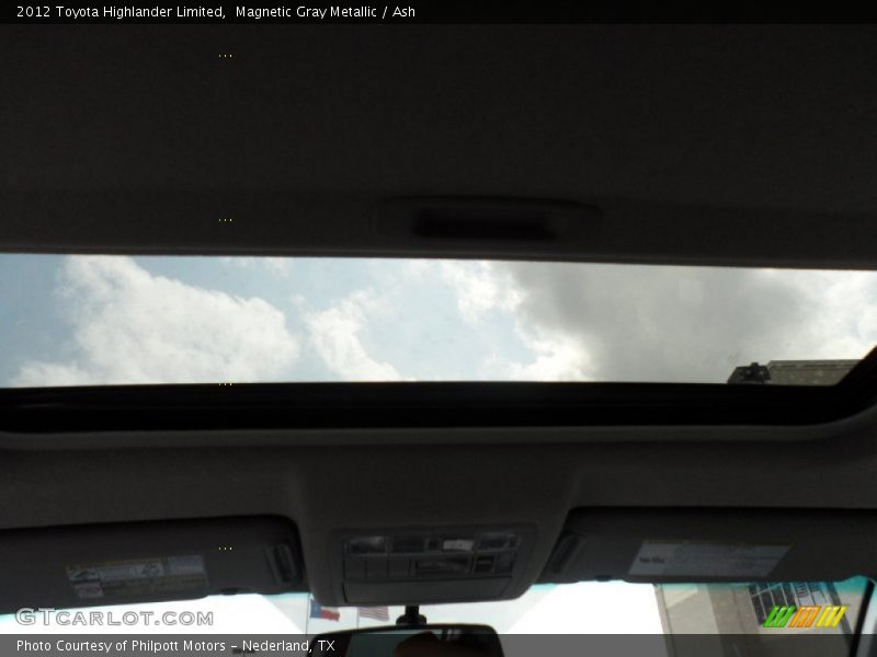 Magnetic Gray Metallic / Ash 2012 Toyota Highlander Limited