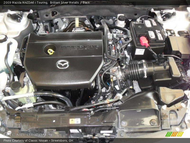 Brilliant Silver Metallic / Black 2009 Mazda MAZDA6 i Touring
