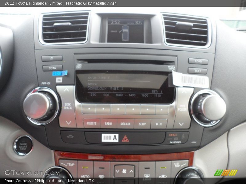 Magnetic Gray Metallic / Ash 2012 Toyota Highlander Limited