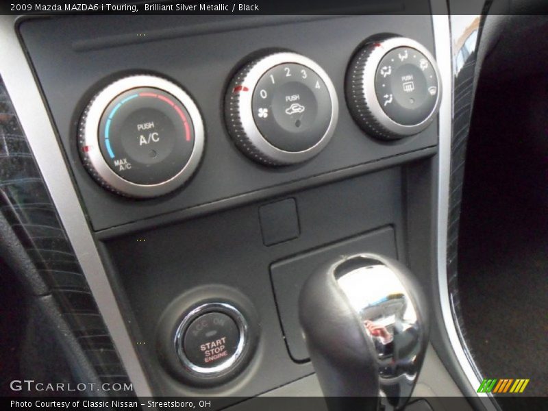 Brilliant Silver Metallic / Black 2009 Mazda MAZDA6 i Touring