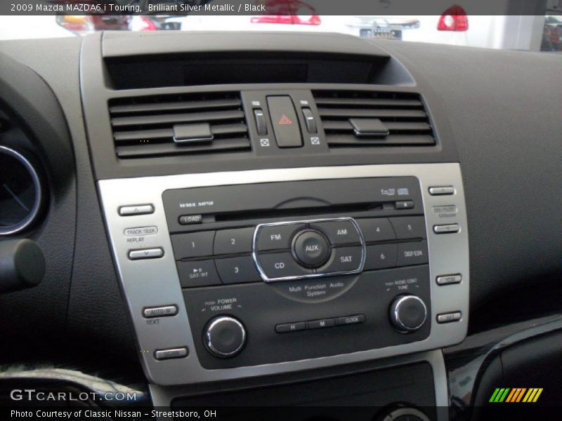 Brilliant Silver Metallic / Black 2009 Mazda MAZDA6 i Touring