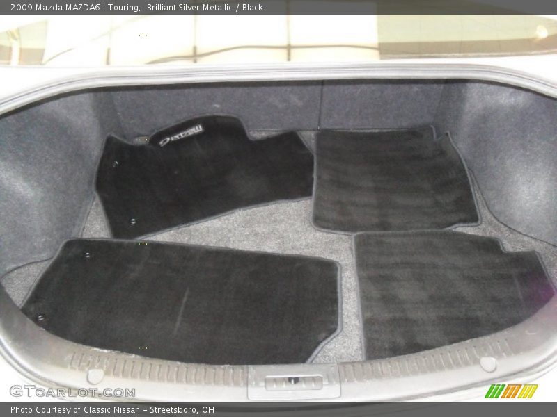 Brilliant Silver Metallic / Black 2009 Mazda MAZDA6 i Touring