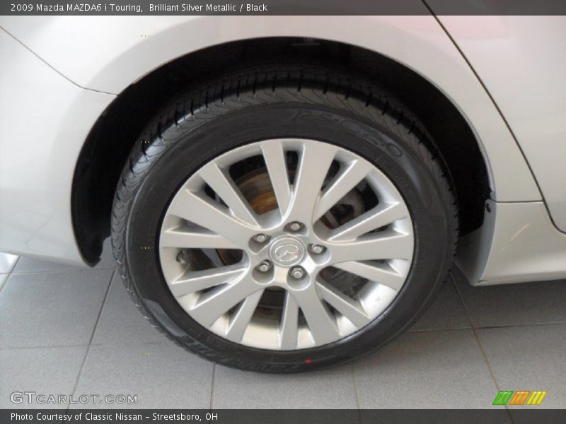 Brilliant Silver Metallic / Black 2009 Mazda MAZDA6 i Touring