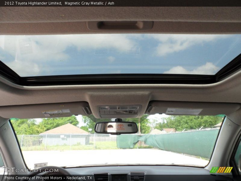 Magnetic Gray Metallic / Ash 2012 Toyota Highlander Limited