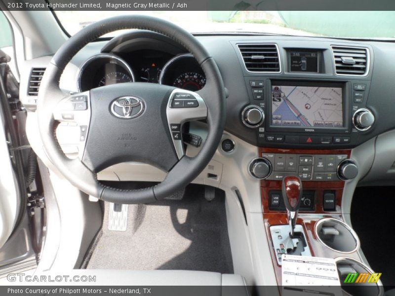 Magnetic Gray Metallic / Ash 2012 Toyota Highlander Limited