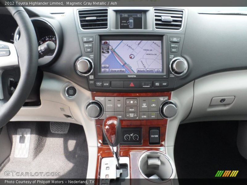 Magnetic Gray Metallic / Ash 2012 Toyota Highlander Limited