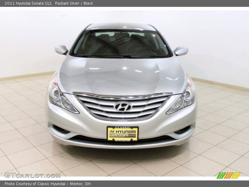 Radiant Silver / Black 2011 Hyundai Sonata GLS