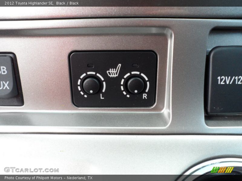 Black / Black 2012 Toyota Highlander SE