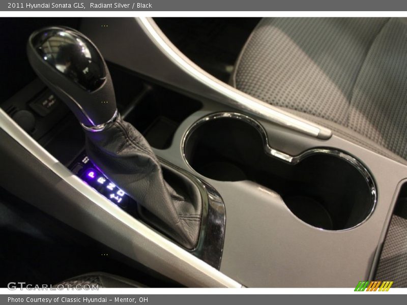 Radiant Silver / Black 2011 Hyundai Sonata GLS