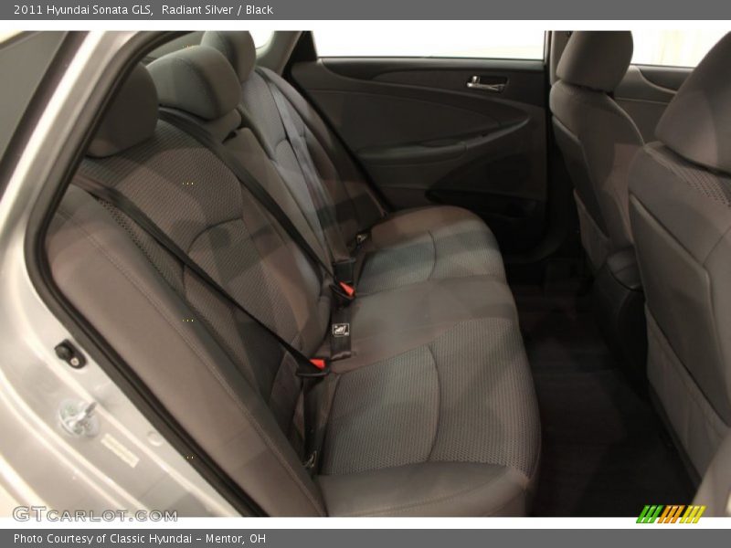 Radiant Silver / Black 2011 Hyundai Sonata GLS