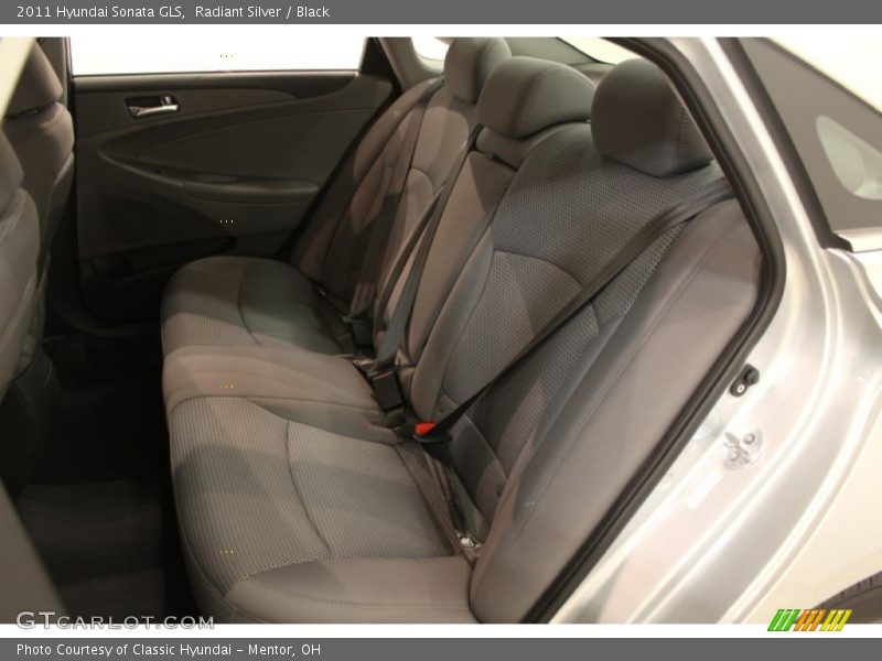 Radiant Silver / Black 2011 Hyundai Sonata GLS