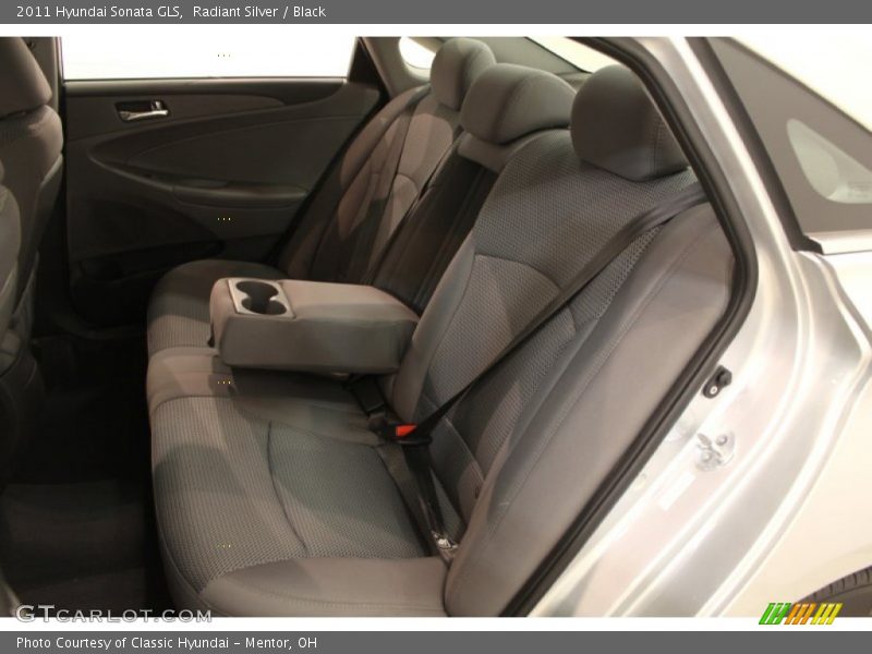Radiant Silver / Black 2011 Hyundai Sonata GLS