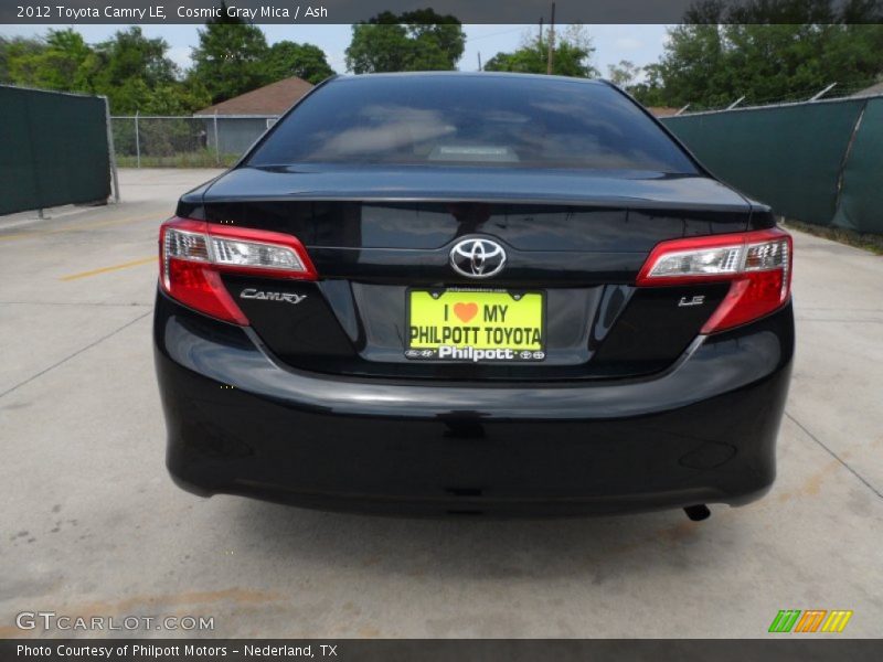 Cosmic Gray Mica / Ash 2012 Toyota Camry LE