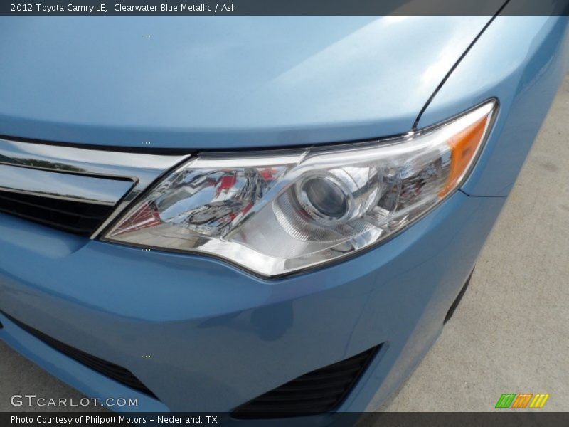 Clearwater Blue Metallic / Ash 2012 Toyota Camry LE