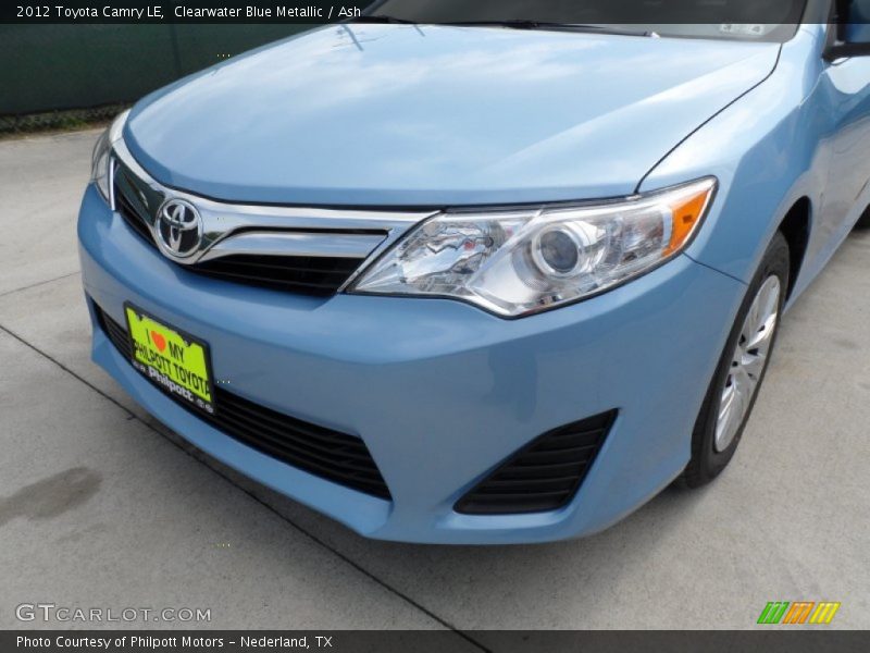Clearwater Blue Metallic / Ash 2012 Toyota Camry LE