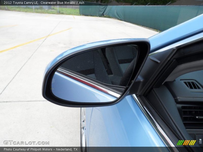 Clearwater Blue Metallic / Ash 2012 Toyota Camry LE