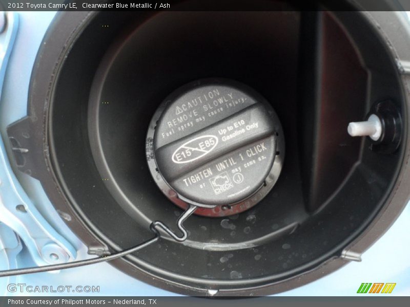 Clearwater Blue Metallic / Ash 2012 Toyota Camry LE