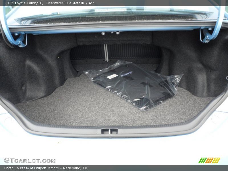  2012 Camry LE Trunk