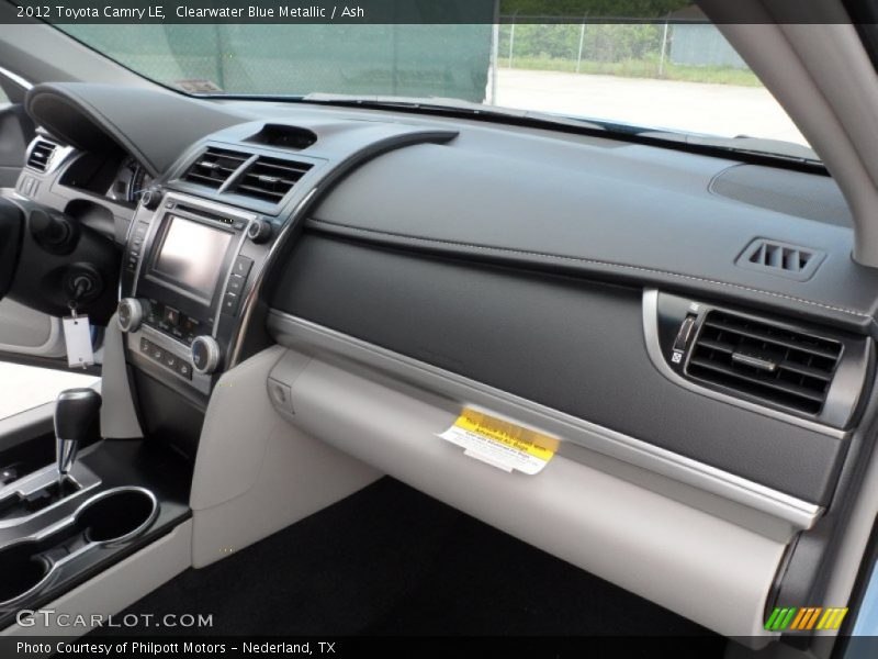 Dashboard of 2012 Camry LE