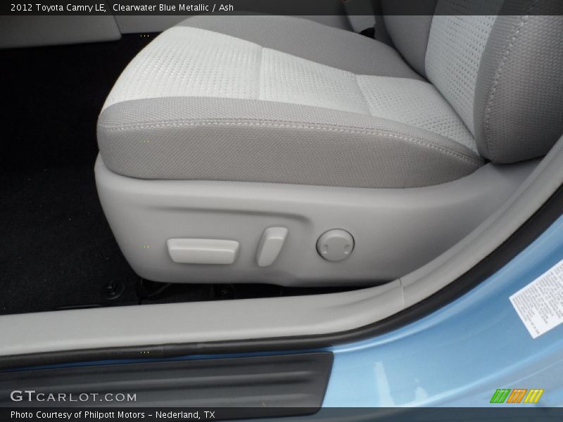 Front Seat of 2012 Camry LE