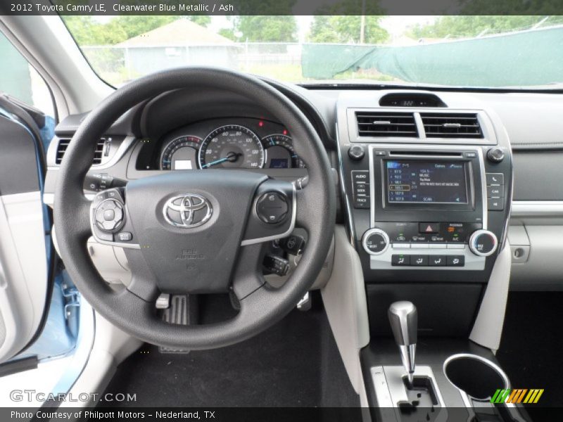 Dashboard of 2012 Camry LE