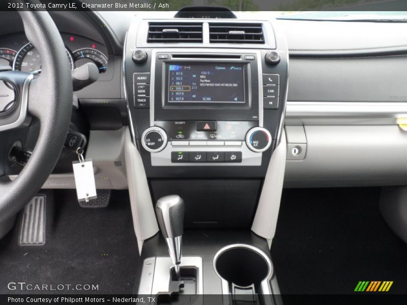 Controls of 2012 Camry LE