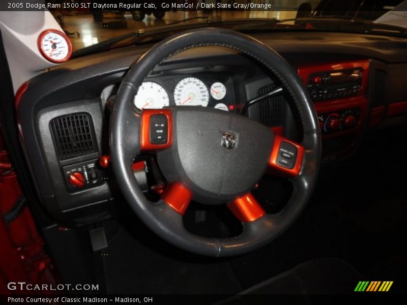 Go ManGo! / Dark Slate Gray/Orange 2005 Dodge Ram 1500 SLT Daytona Regular Cab