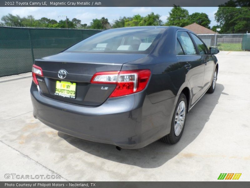 Magnetic Gray Metallic / Ash 2012 Toyota Camry LE