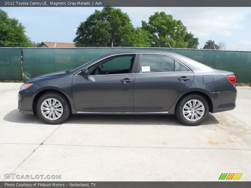 Magnetic Gray Metallic / Ash 2012 Toyota Camry LE