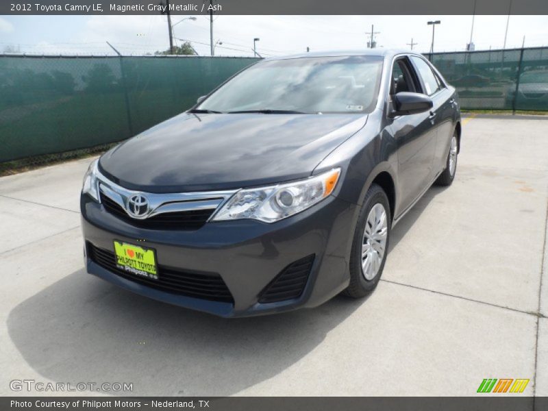 Magnetic Gray Metallic / Ash 2012 Toyota Camry LE