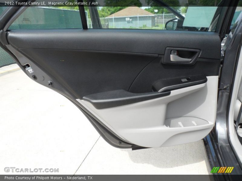 Magnetic Gray Metallic / Ash 2012 Toyota Camry LE