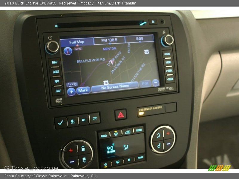 Controls of 2010 Enclave CXL AWD