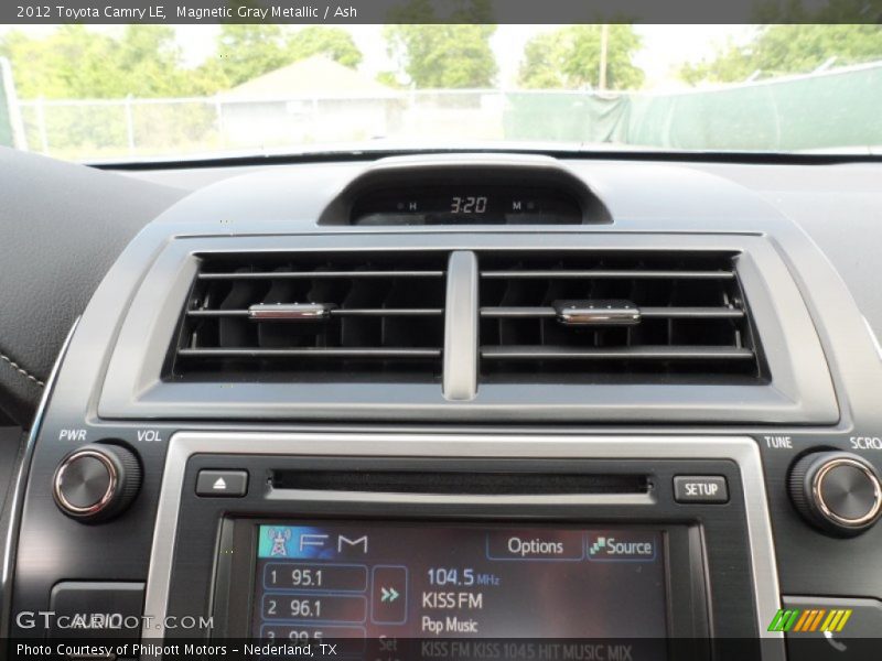 Magnetic Gray Metallic / Ash 2012 Toyota Camry LE