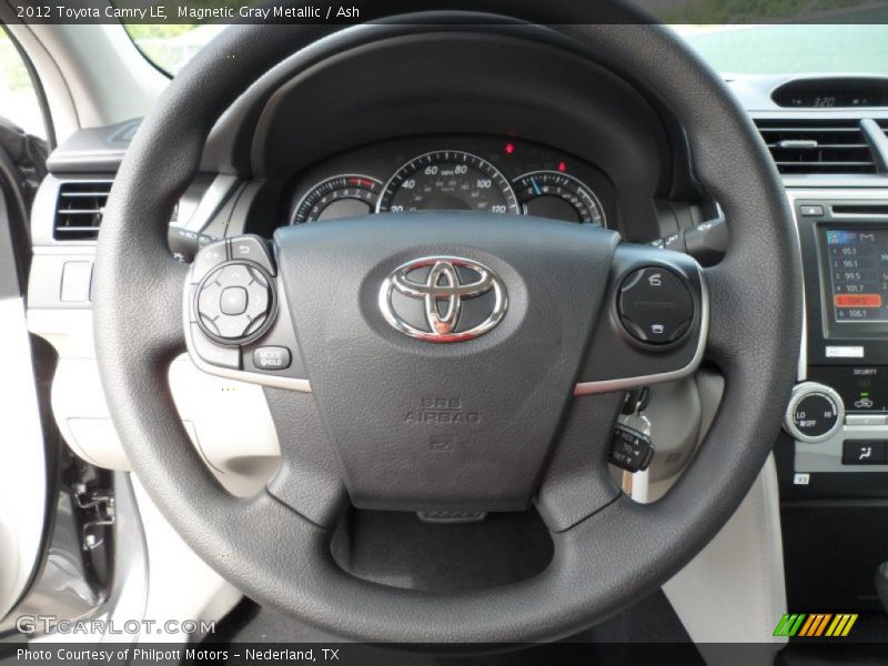 Magnetic Gray Metallic / Ash 2012 Toyota Camry LE