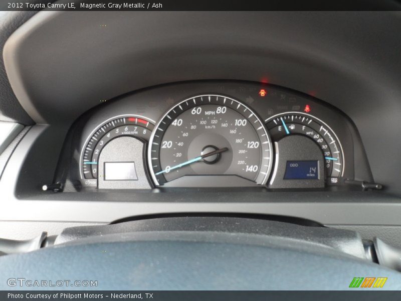 Magnetic Gray Metallic / Ash 2012 Toyota Camry LE