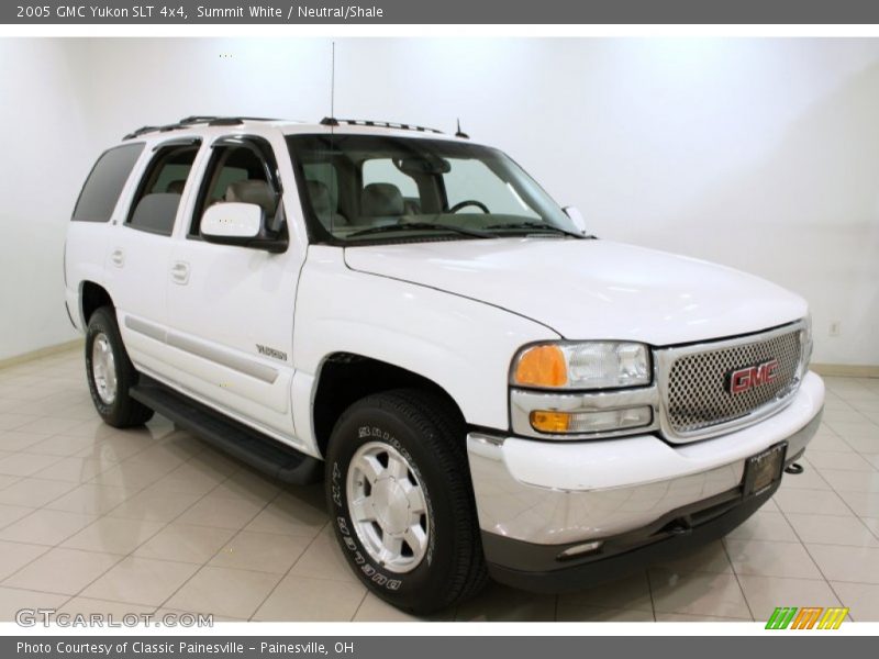 Summit White / Neutral/Shale 2005 GMC Yukon SLT 4x4
