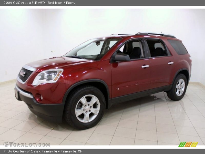 Red Jewel / Ebony 2009 GMC Acadia SLE AWD