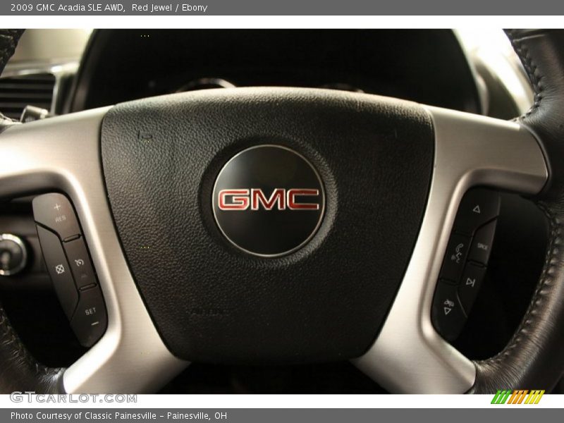 Red Jewel / Ebony 2009 GMC Acadia SLE AWD
