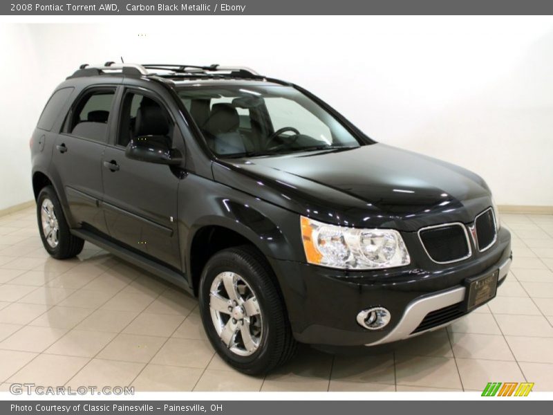 Carbon Black Metallic / Ebony 2008 Pontiac Torrent AWD