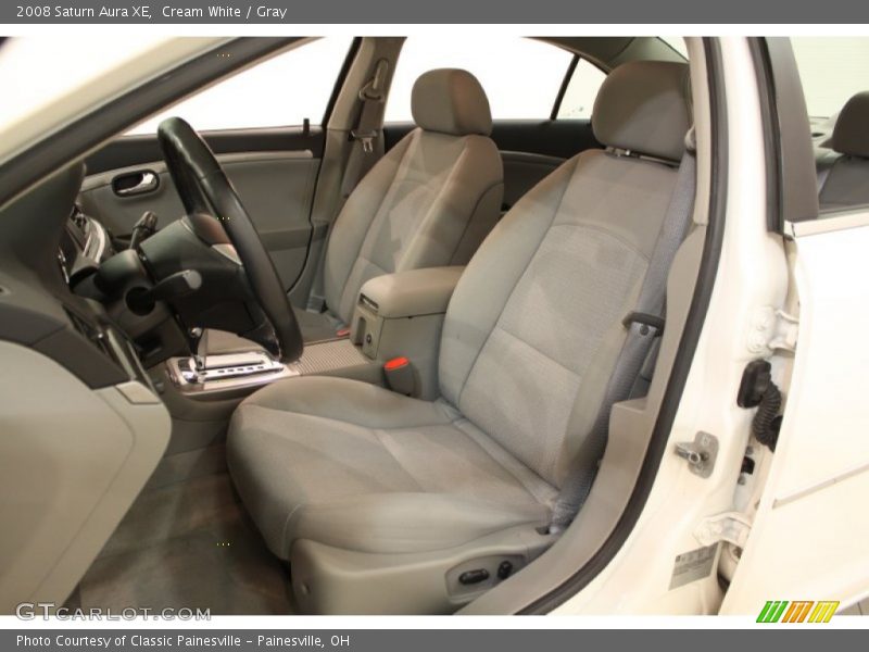 Cream White / Gray 2008 Saturn Aura XE